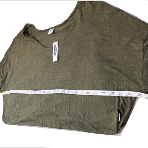 Old Navy - NWT Women's XL Long Sleeve Tee Shirt Dolman Sleeve Olive Green - Picture 7 of 9